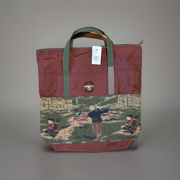Handbags - Vintage New 1993 US Open Baltusrol Golf Club Tote Bag Zipper Tapestry PGA